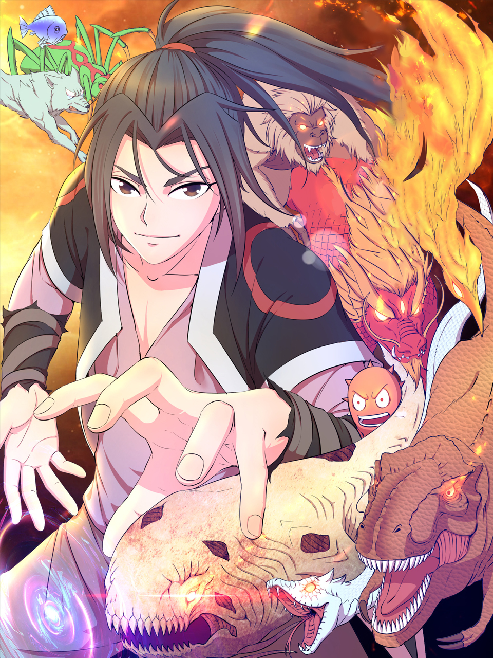 鲲吞天下 动态漫封面图