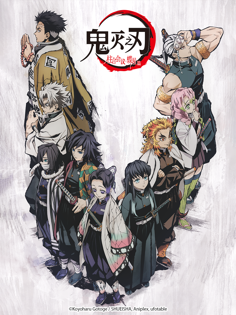 鬼灭之刃柱合会议蝶屋篇封面图