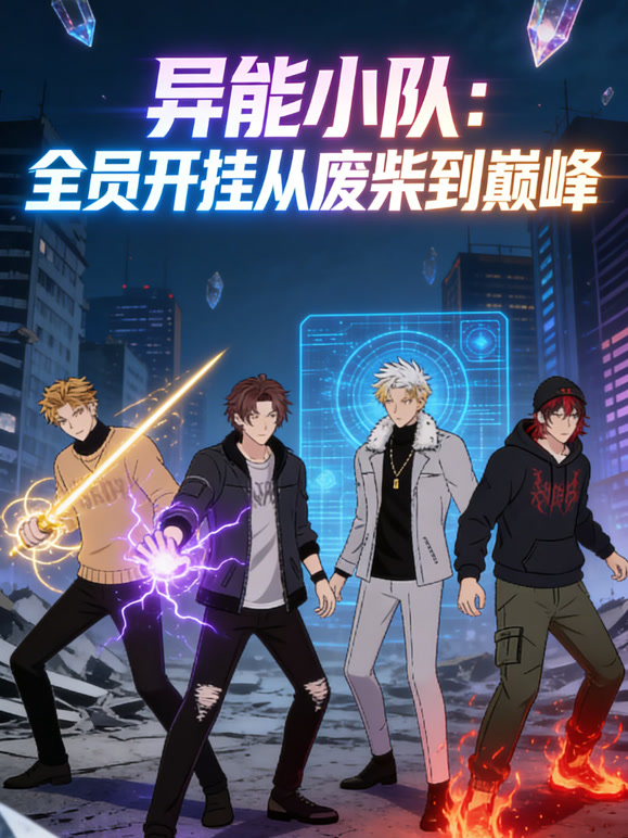 异能小队:全员开挂从废柴到巅峰动态漫画封面图