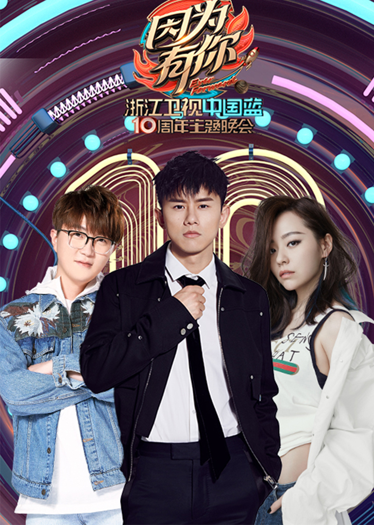 浙江卫视中国蓝十周年封面图